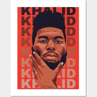 American singer khalid Posters and Art